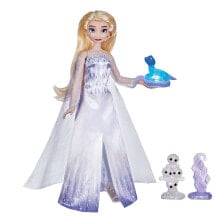 Куклы модельные Кукла Hasbro Disney Frozen 2 Волшебные моменты, Эльза со световыми эффектами