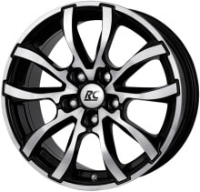 Колесный диск литой RC-Design RC23 schwarz front-poliert 8x18 ET28 - LK5/112 ML66.6