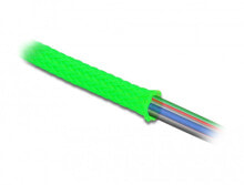 Комплектующие для телекоммуникационных шкафов и стоек deLOCK 20739. Product colour: Green, Material: Polyester, Operating temperature (T-T): -50 - 150 C. Diameter: 6 mm, Length: 2 m