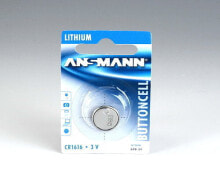 Батарейки и аккумуляторы для фото- и видеотехники Ansmann Lithium CR 1616, 3 V Battery Батарейка одноразового использования Литий-ионная (Li-Ion) 5020132
