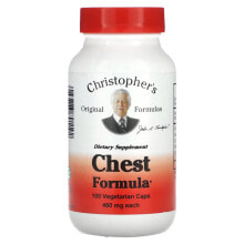 Christopher's Original Formulas, Chest Formula, 460 мг, 100 вегетарианских капсул