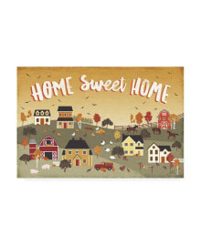 Trademark Global laura Marshall Harvest Village II Canvas Art - 15.5