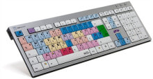 Клавиатуры logickeyboard Avid Media Composer клавиатура USB QWERTZ Немецкий Алюминий LKB-MCOM4-AJPU-DE
