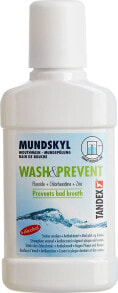 Tandex Wash & Prevent Mouthwash  Антибактериальный ополаскиватель полости рта с фтором, хлоргексидином и цинком от зубного налета и кариеса 250 мл