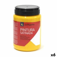 Tempera La Pajarita L-27 Yellow Satin finish School (35 ml) (6 Units)