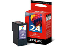 Картриджи для принтеров lexmark 24 Colour Return Programme Print Cartridge струйный картридж Подлинный Голубой, Пурпурный, Желтый 18C1524B