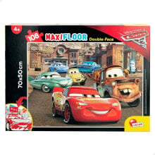 K3YRIDERS Disney Cars Double Face To Coloring 108 Pieces Puzzle