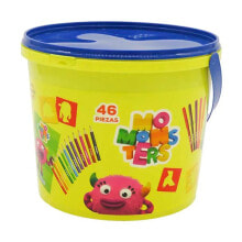 MOMONSTERS 46 Pieces Art Set In Bucket