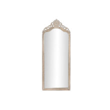 Wall mirror DKD Home Decor 68 x 3,5 x 175 cm 70 x 3,5 x 180 cm Crystal Natural White Mango wood Stripped