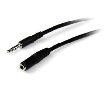 StarTech.com 1m 3.5mm/3.5mm аудио кабель 3,5 мм Черный MUHSMF1M