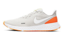 Nike REVOLUTION 5系列 缓震运动 低帮 跑步鞋 男款 灰白橙 / Кроссовки Nike REVOLUTION 5 BQ3204-006