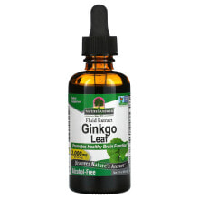 Ginkgo Leaf, Fluid Extract, Alcohol-Free, 2,000 mg, 2 fl oz (60 ml) (1,000 mg per ml)