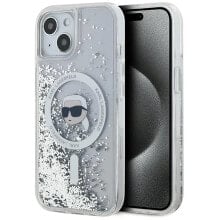 KARL LAGERFELD Klhmp15Slgkisgh iPhone 151413 6.1 Liquid Karl Head phone case