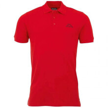 Мужские спортивные поло мужская футболка-поло спортивная красная с логотипом Kappa PELEOT M 303173 540