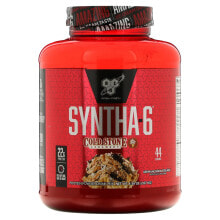 Сывороточный протеин БСН, Syntha-6, протеиновая матрица премиального качества, клубничный коктейль, 2,27 кг (5 фунтов)