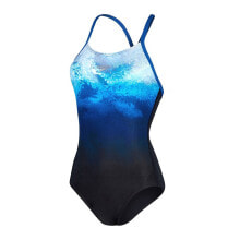 SPEEDO Placement Digital Fixed Crossback Swimsuit