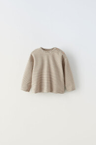 Soft-touch striped t-shirt