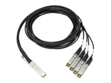 Кабели и разъемы для аудио- и видеотехники hewlett Packard Enterprise 100GB QSFP28 3m волоконно-оптический кабель QSFP+ 4x QSFP+ Black,Aluminium 845416-B21