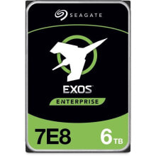 Внутренние жесткие диски (HDD) Внутренний жесткий диск SEAGATE Interne Festplattenfestplatte Exos 7E8 6 TB  7200 U / min 3,5