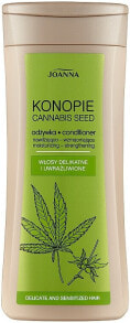 Stärkende und feuchtigkeitsspendende Haarspülung mit Hanfsamenextrakt und Kokosöl - Joanna Cannabis Seed Moisturizing-Strengthening Conditioner