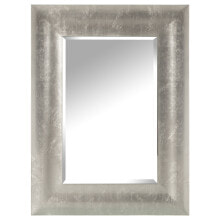 Wall mirror Alexandra House Living Silver Wood Rectangular 4 x 54 x 74 cm