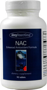 Аминокислоты allergy Research Group NAC Enhanced Antioxidant Formula N-ацетилцистеин 90 таблеток