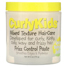 CurlyKids, Средство для ухода за волосами с смешанной текстурой, паста от пушения, 170 г (6 унций)