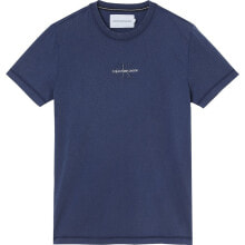 Мужские спортивные футболки мужская спортивная футболка синяя с надписью CALVIN KLEIN JEANS Monogram Logo Washed Short Sleeve T-Shirt