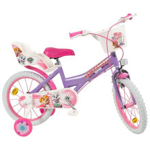 TOIMSA BIKES Paw Patrol Morado 16´´ Bike