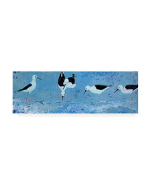 Trademark Global angela Bon Long Legged Waders Canvas Art - 19.5