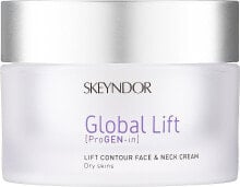 Gesichts- und Halscreme für trockene Haut mit Lifting-Effekt - Skeyndor Lift Contour Face & Neck Cream