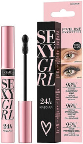 Mascara - Eveline Cosmetics Sexy Girl Volumizing Mascara 24h Stronger Long Lash Effect