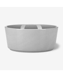 Dog Simple Solid Bowl Light Grey - Medium