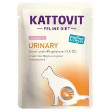 KATTOVIT Feline Diet Urinary Salmon wet food for cat 85g