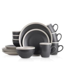 Serenity 16 Pieces Dinnerware Set, Service For 4