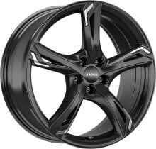 Колесный диск литой Ronal R62 Chrome jetblack 7.5x18 ET50 - LK5/112 ML76