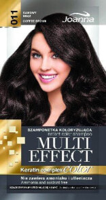 Оттеночное или камуфлирующее средство для волос Joanna Multi Effect Color Keratin Complex Szamponetka 11 Kawowy Brąz 35 g