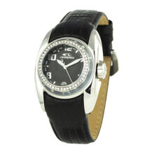 Женские наручные часы Женские наручные часы с черным кожаным ремешком Chronotech CT7704B-11S ( 38 mm)
