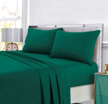 Tribeca Living super Soft Solid DP Easy-Care Extra Deep Pocket Cal King Sheet Set