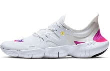 Nike Free RN 5.0 JDI 舒适 运动 轻便 低帮 跑步鞋 女款 紫白 / Кроссовки Nike Free RN 5.0 JDI CI1289-100