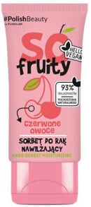 Feuchtigkeitsspendendes Handsorbet Rote Früchte - Floslek So! Fruity Hand Sorbet Moisturizing Red Fruits