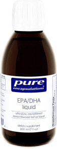 Fish oil and Omega 3, 6, 9 pure Encapsulations EPA DHA Liquid Lemon -- 7 fl oz