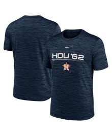 Nike men's Navy Houston Astros Wordmark Velocity Performance T-shirt