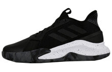 adidas Runthegame 低帮 复古篮球鞋 男款 黑白 / Кроссовки Adidas Runthegame EE9647