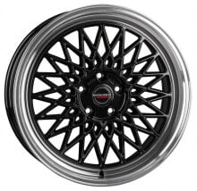 Колесный диск литой Borbet B black rim polished 8.5x20 ET45 - LK5/112 ML66.5