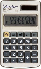 Школьные калькуляторы Calculator Vector VECTOR KAV DK-137