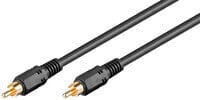 Wentronic Coaxial Digital/Audio Connector Cable - RCA S/PDIF - Double Shielded - 5m - RCA - Male - RCA - Male - 5 m - Black