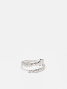 Женские кольца и перстни lost Souls stainless steel snake ring in silver 
