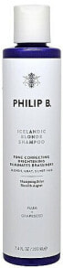 Aufhellendes Shampoo für blondes und graues Haar - Philip B Icelandic Blonde Shampoo