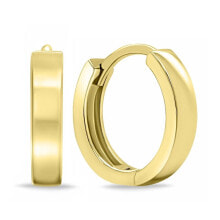 Ювелирные серьги Minimalist gold-plated earrings EA687Y